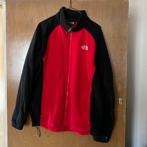 North Face Zip Up -Fleece-L